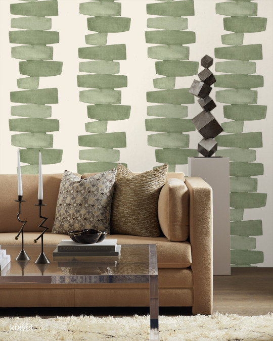 Kravet Tapete Stacked - Leaf