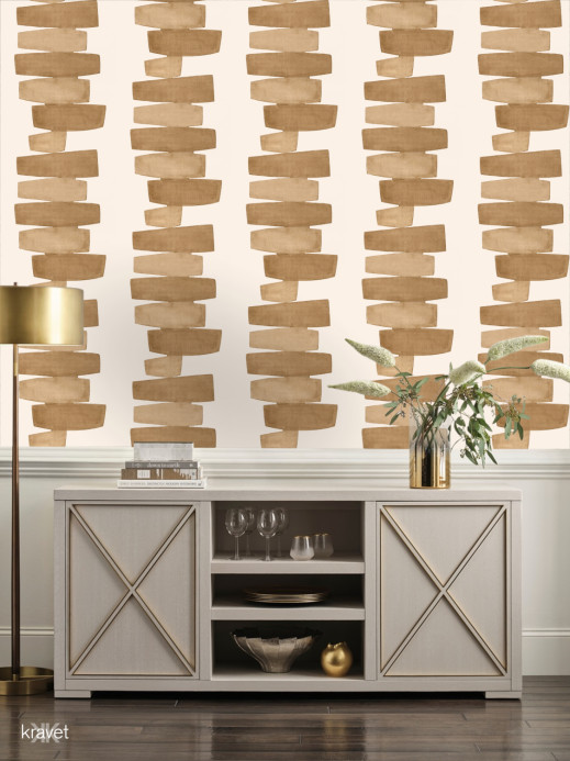 Kravet Tapete Stacked - Saffron