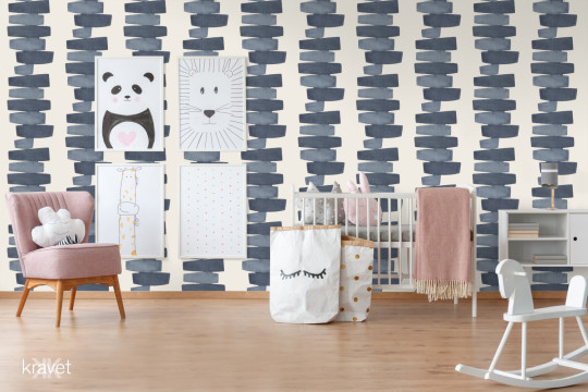 Kravet Tapete Stacked - Indigo