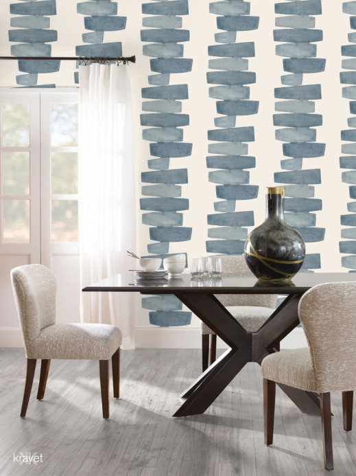 Kravet Tapete Stacked - Slate