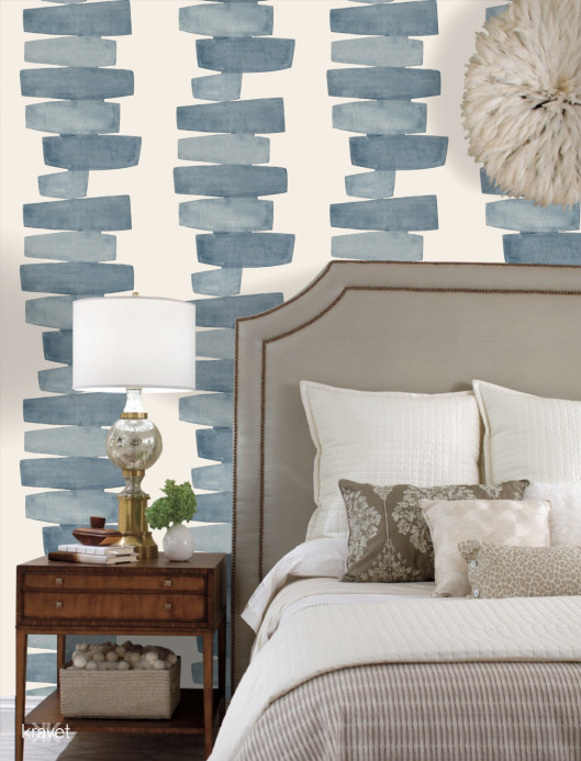Kravet Tapete Stacked - Slate