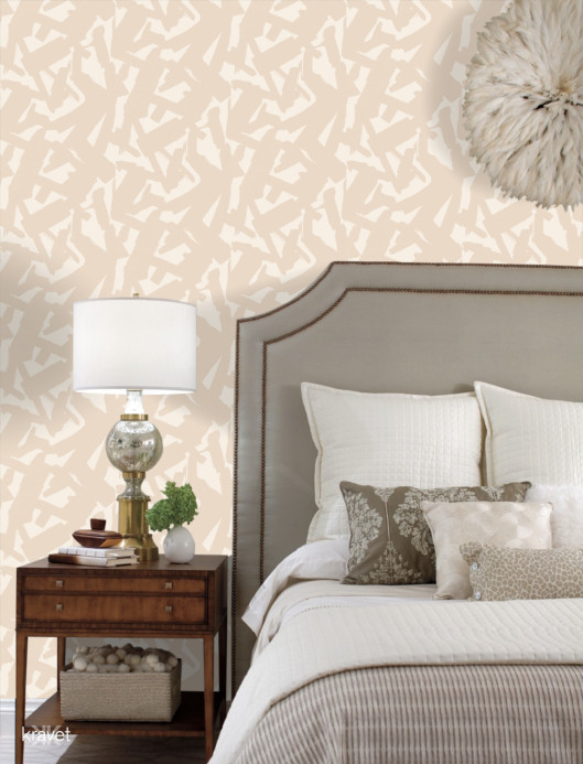 Kravet Tapete Bold Lines - Stone