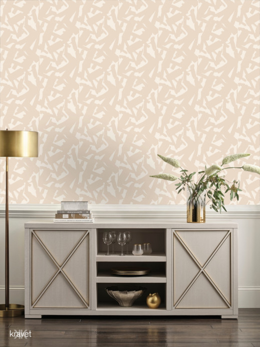 Kravet Tapete Bold Lines - Stone