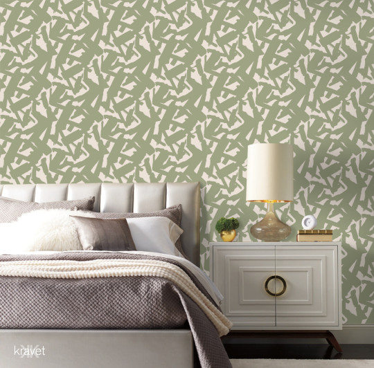 Kravet Tapete Bold Lines - Leaf