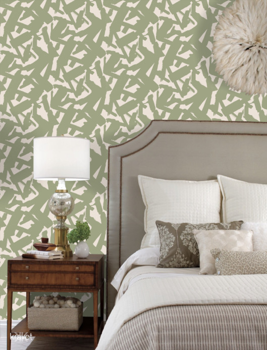 Kravet Tapete Bold Lines - Leaf