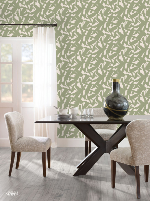 Kravet Tapete Bold Lines - Leaf