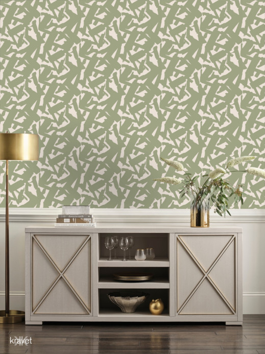 Kravet Tapete Bold Lines - Leaf
