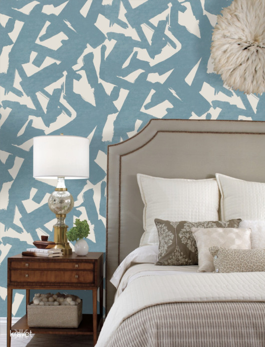 Kravet Tapete Bold Lines - Sky