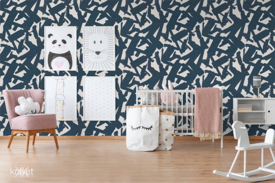 Kravet Tapete Bold Lines - Indigo