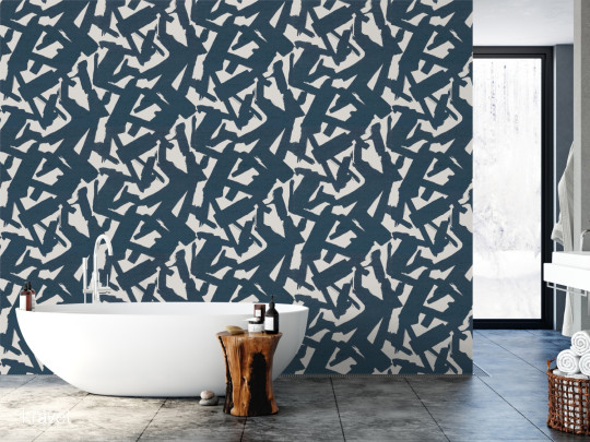 Kravet Tapete Bold Lines - Indigo