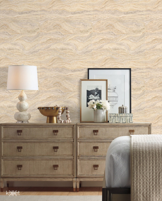 Kravet Tapete Swami - Fog