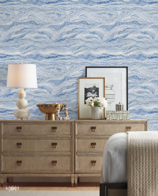 Kravet Tapete Swami - Marine