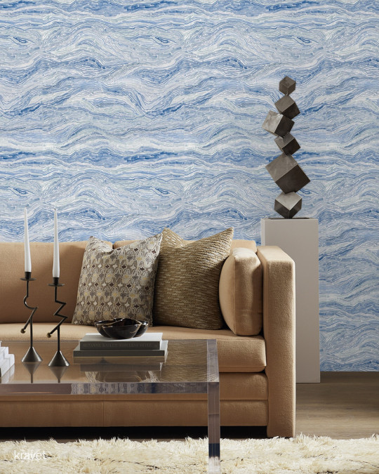 Kravet Tapete Swami - Marine