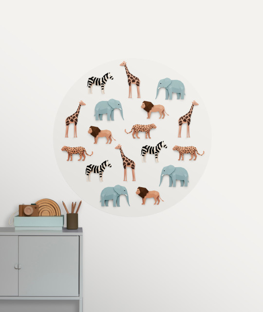 Studio Ditte Wandbild Safari Circle/ Safari Cirkel