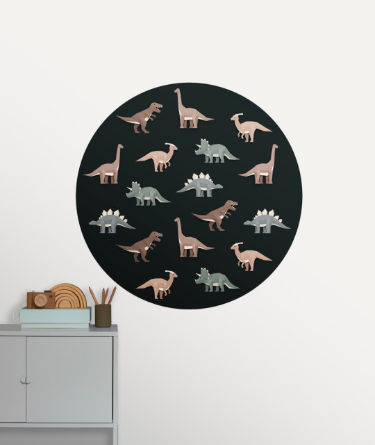 Studio Ditte Wandbild Dinosaur Circle/ Dinosaurus Cirkel