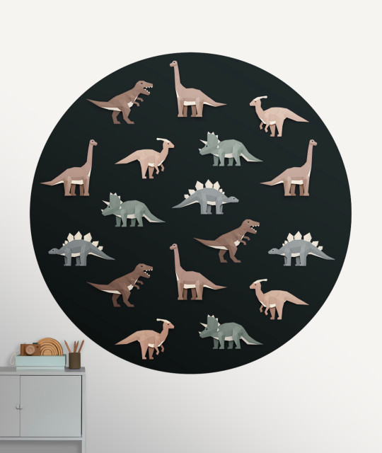 Studio Ditte Wandbild Dinosaur Circle/ Dinosaurus Cirkel