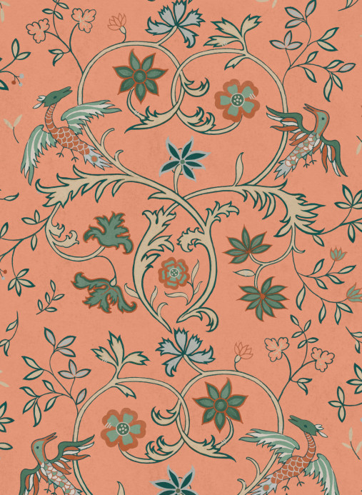 Coordonné Papier peint Antwerp Damask - Peach
