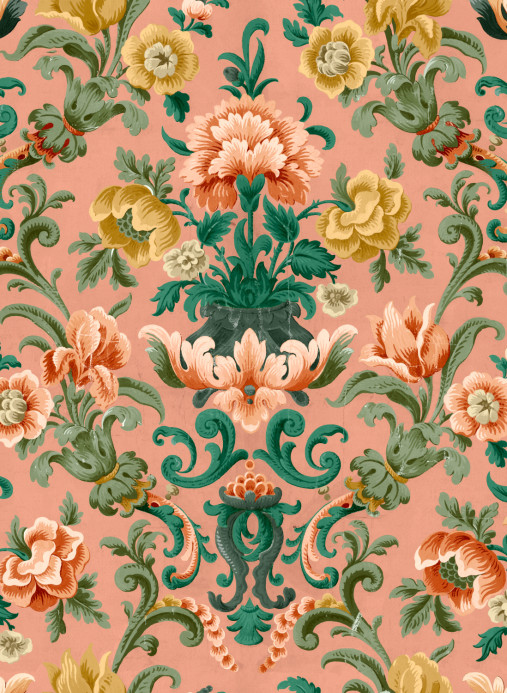 Coordonné Wallpaper Aranjuez Damask - Peach