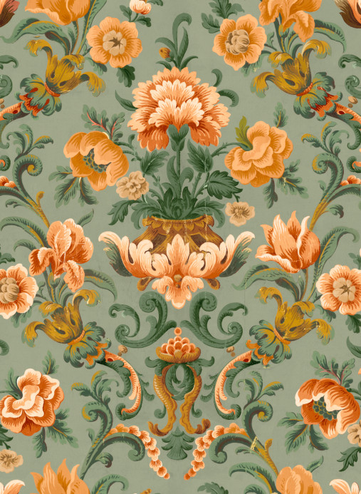 Coordonné Wallpaper Aranjuez Damask - Sage