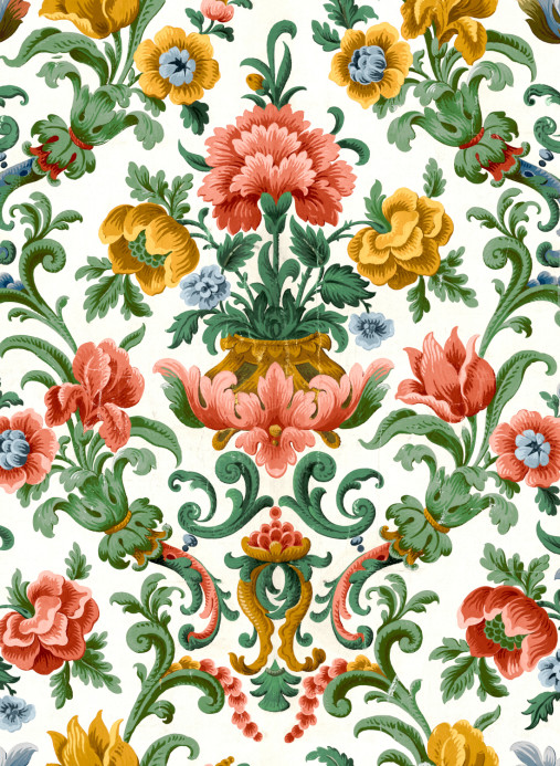 Coordonné Wallpaper Aranjuez Damask - Coral