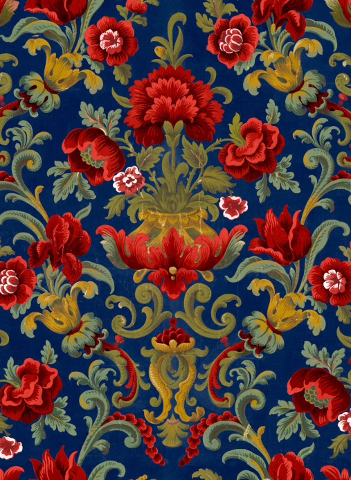 Coordonné Wallpaper Aranjuez Damask - Vermilion