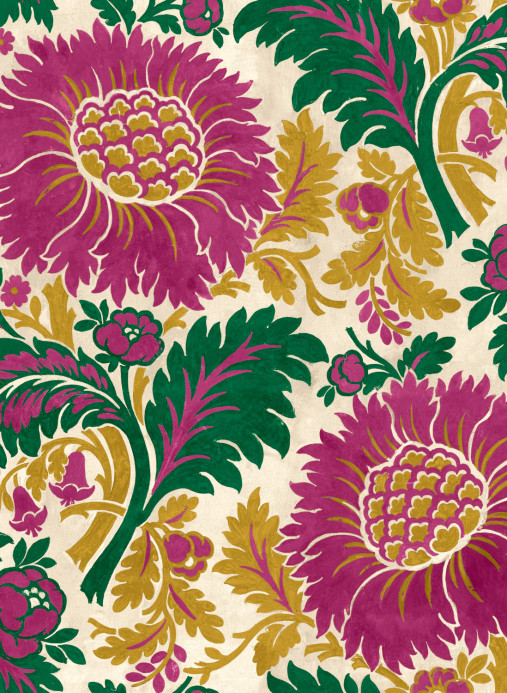 Coordonné Papier peint Chinese Damask - Emerald