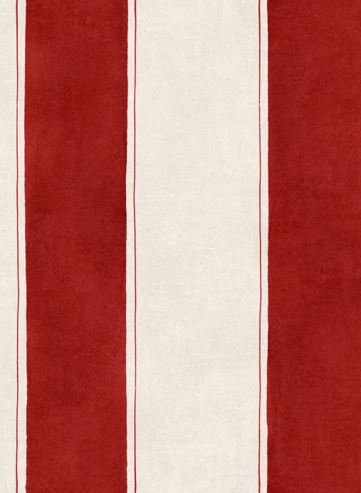 Coordonné Tapete Florentine Stripe - Vermilion