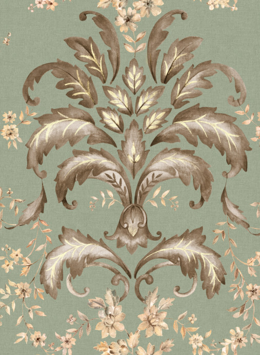 Coordonné Wallpaper French Damask - Sage