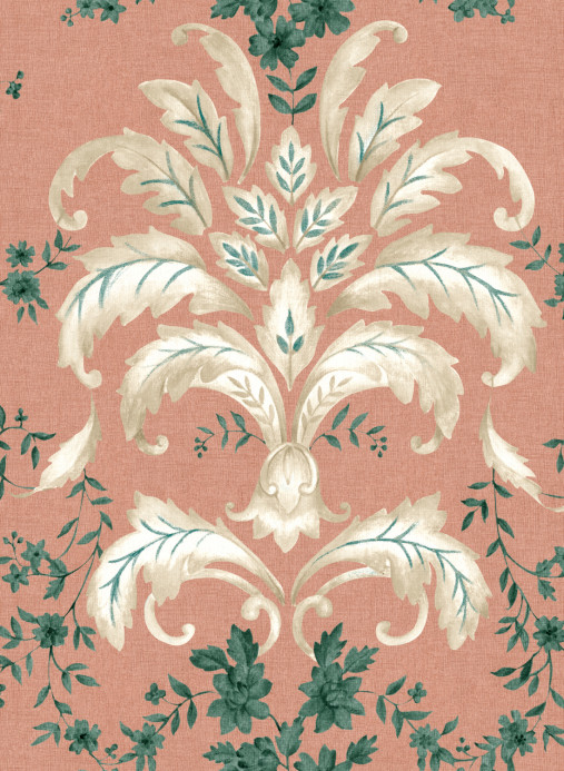 Coordonné Tapete French Damask - Peach