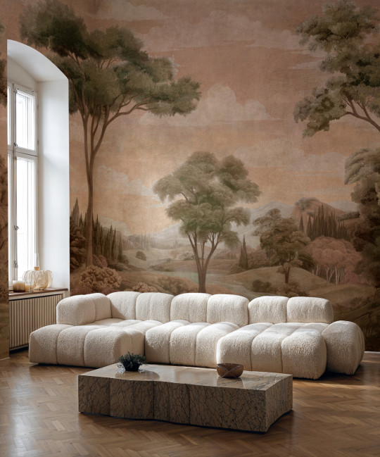 Coordonné Wandbild Silk Route