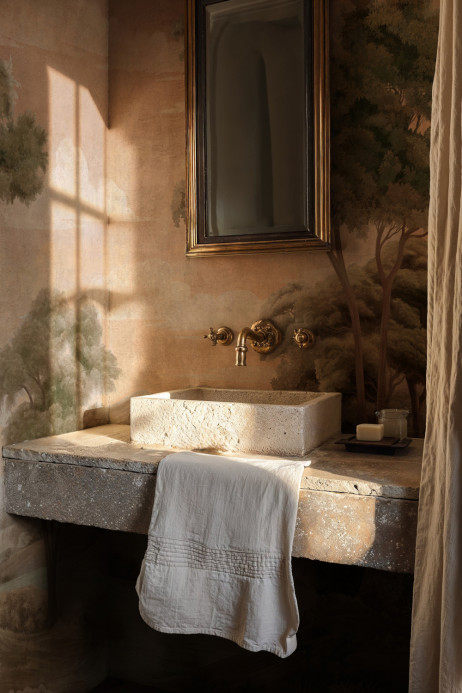 Coordonné Wandbild Silk Route