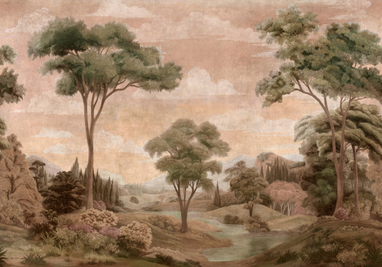 Coordonné Wandbild Silk Route