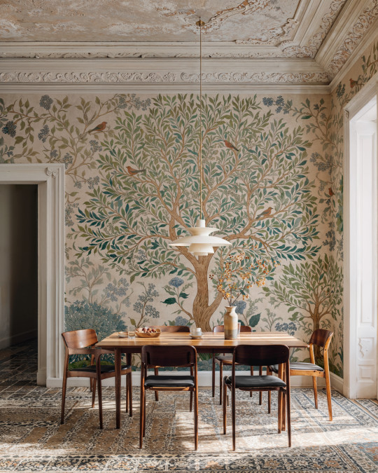 Coordonné Carta da parati panoramica Varanasi Tree