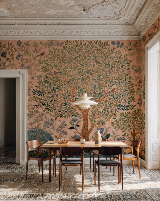 Coordonné Carta da parati panoramica Varanasi Tree