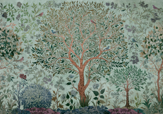 Coordonné Wandbild Varanasi Tree