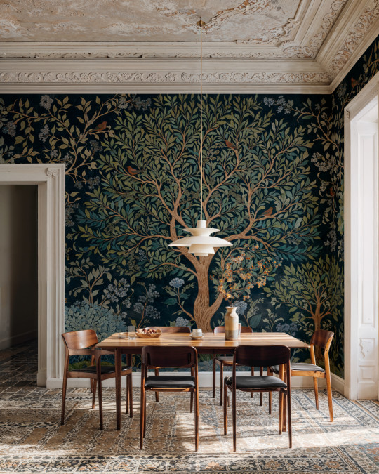 Coordonné Carta da parati panoramica Varanasi Tree