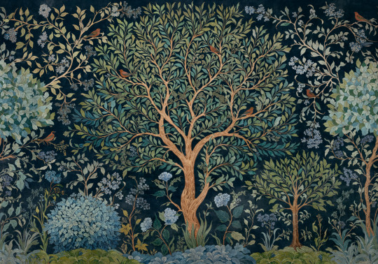 Coordonné Wandbild Varanasi Tree