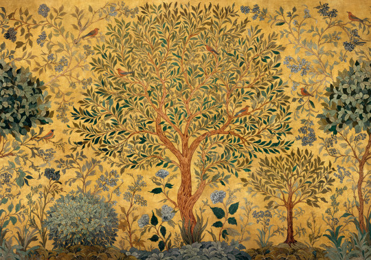 Coordonné Wandbild Varanasi Tree