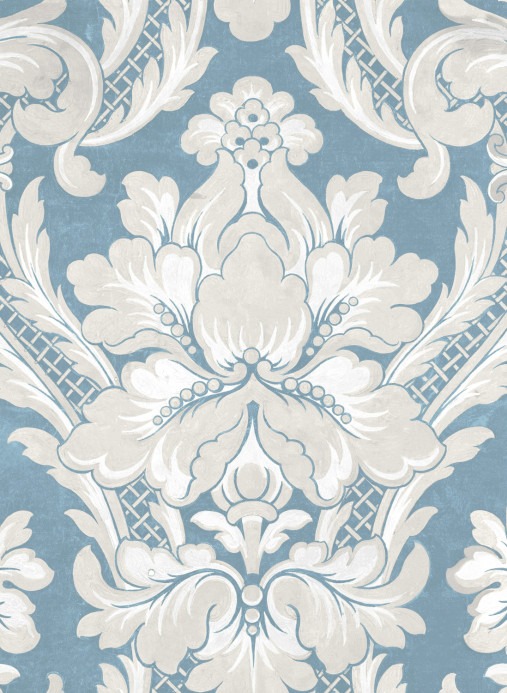 Coordonné Tapete Venetian Damask - Sapphire