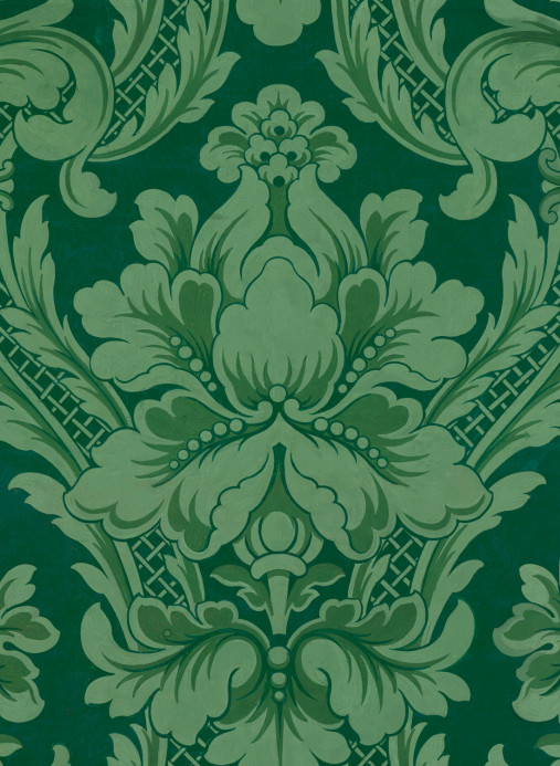 Coordonné Papier peint Venetian Damask - Emerald