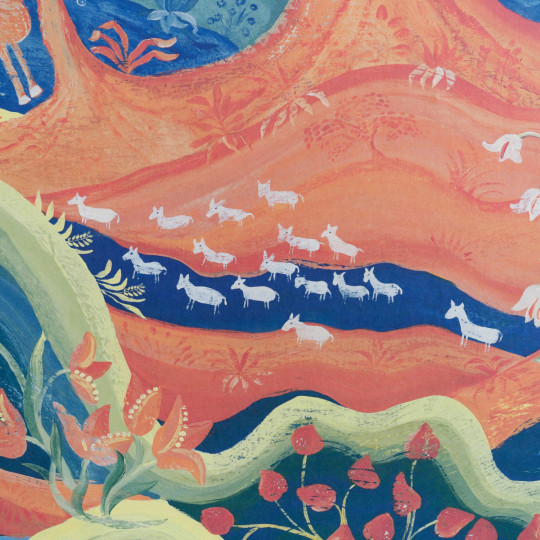 Andrew Martin Papier peint panoramique Rufus - Mist