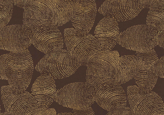 Coordonne Wallpaper Rif Relief - Coffee