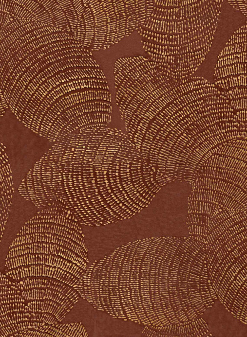 Coordonne Papier peint Rif Relief - Burgundy