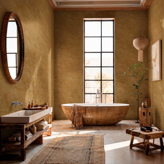 Coordonne Carta da parati Rif Relief - Sienna