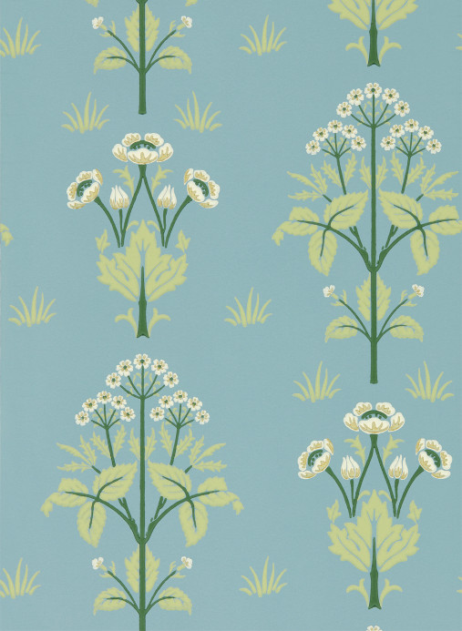 Morris & Co Tapete Meadow Sweet - Mineral Blue