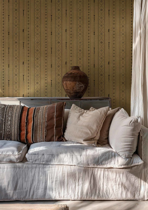 Coordonne Papier peint Tifinagh Script - Sienna