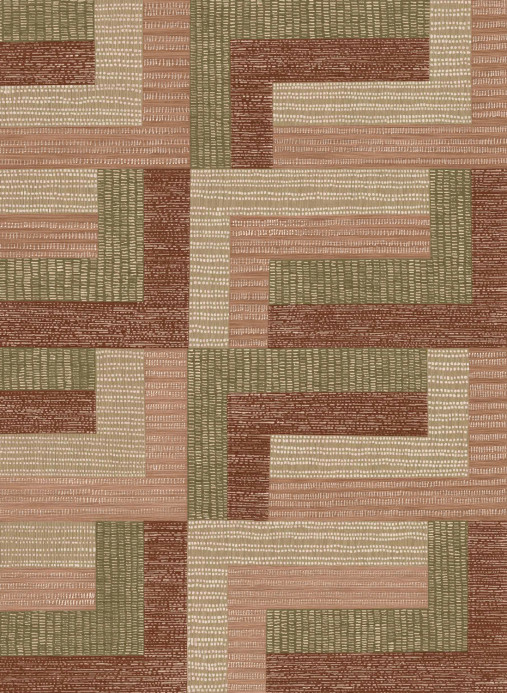 Coordonne Papier peint Henna Art - Rose