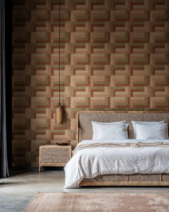 Coordonne Papier peint Henna Art - Rose