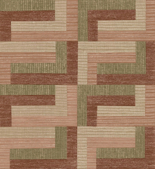 Coordonne Papier peint Henna Art - Rose