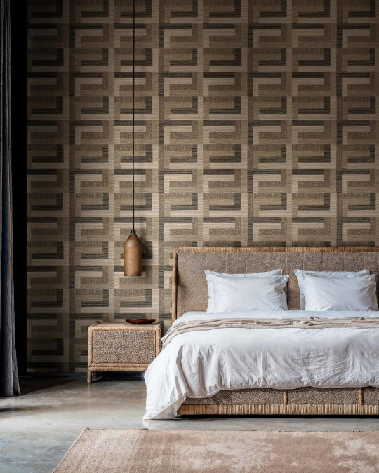 Coordonne Wallpaper Henna Art - Stone